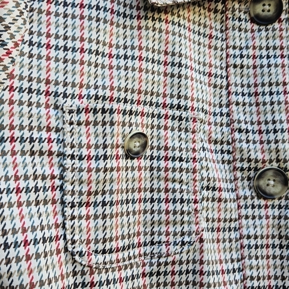 CAbi Sherlock belted trench coat houndstooth fall 2019 3734 size large - Picture 4 of 7